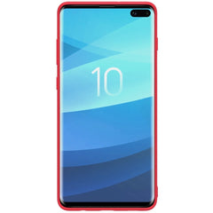 Samsung Galaxy S10 Plus Case NILLKIN 3D Textured - Red