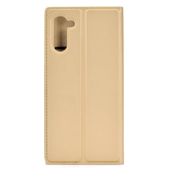 Samsung Galaxy Note 10 Case Ultra-thin PU Leather Wallet - Gold