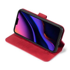 iPhone 11 Pro Case Crafted With PU Leather and TPU - Red