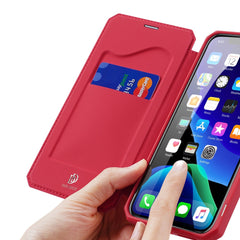 iPhone 11 Pro Max Case Made PU Leather and TPU - Red