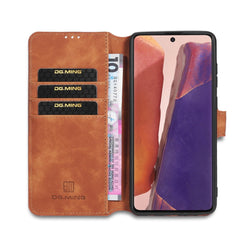 Samsung Galaxy Note 20 Case DG.MING With PU Leather - Brown