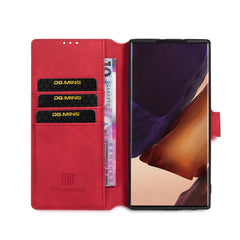 Samsung Galaxy Note 20 Ultra Case DG.MING Secure Flip Wallet - Red