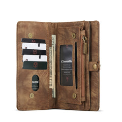 iPhone 12 / iPhone 12 Pro Case Multi-slot Detachable - Brown