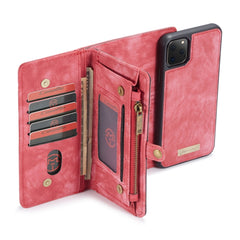 iPhone 11 Pro Case CASEME Multi-slot Detachable Wallet - Red