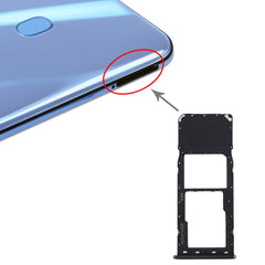 Samsung Galaxy A20 /A30 / A50 SIM Tray Slot Replacement - Black