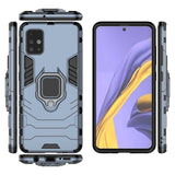 Armor Case w/ Ring Stand & Magnet for Samsung A51 - Grey