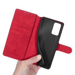 Samsung Galaxy Note 20 Case Made With PU Leather + TPU - Red