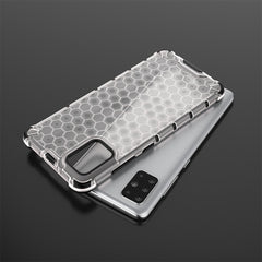 Samsung Galaxy A51 Case Honeycomb Design - Transparent