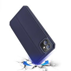 iPhone 12 Mini Case Made With PU Leather and TPU - Dark Blue