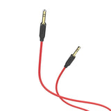 HOCO Genuine Best Quality 3.5 mm Stereo Audio Aux Cable Red