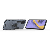 Armor Case w/ Ring Stand & Magnet for Samsung A51 - Grey