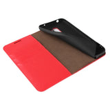 Xiaomi Pocophone F1 Case Genuine Leather Wallet - Red