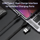 Lightning Cable | Type C to Lightning Cable Baseus 18W 2 in 1 - 1M