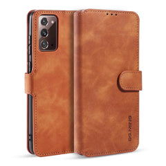 Samsung Galaxy Note 20 Case DG.MING With PU Leather - Brown