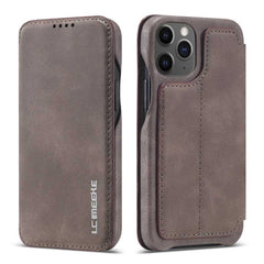 iPhone 12 Mini Case LC.IMEEKE Hon Ancient Series - Coffee