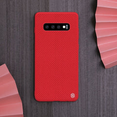 Samsung Galaxy S10 Plus Case NILLKIN 3D Textured - Red