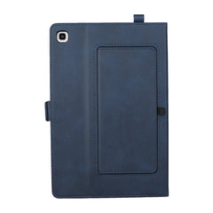 Samsung Tab S5e Case PU Leather With Pen Slot - Blue