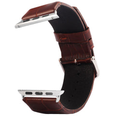 Genuine Leather Strap for Apple Watch 49/45/44/42mm - Coffee