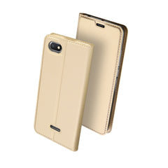 Xiaomi Redmi 6A Case With PU Leather Made With PU leather - Gold