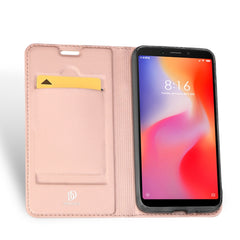 Xiaomi Redmi 6A Case Made With PU Leather and TPU - Rose Gold