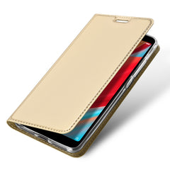 Xiaomi Redmi S2 Case made With PU Leather and TPU - Gold