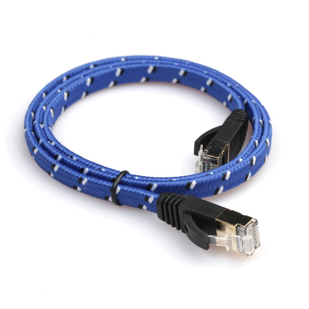 Network Cable CAT 7 10 Gigabit Ethernet Flat Patch - 1.8M