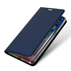 iPhone XS Max Case Made With PU Leather and TPU - Blue