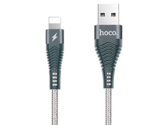 Lightning Cable 1.2M HOCO U32 Unswerving Steel braided