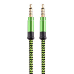 Aux Cable Gold-Plated 3.5 mm Stereo Audio 1.5M - Green