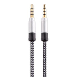 Aux Cable Gold-Plated 3.5 mm Stereo Audio 1.5M - White