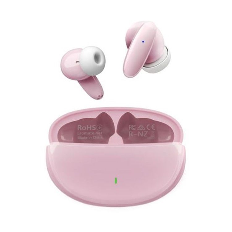 Earphones In-Ear HD Bluetooth Earbuds With Intellitouch - Pink