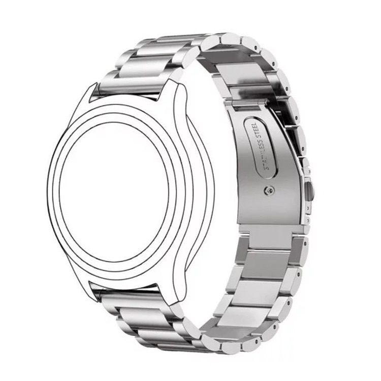 Huawei Watch Strap GT2, GT2e 46mm Steel Strap - Silver