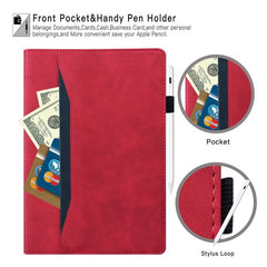 iPad Pro 12.9 2022 / 2021 / 2020 Case With Cards Slots - Red