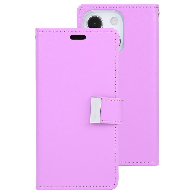 iPhone 14 Case MERCURY GOOSPERY Rich Diary - Purple