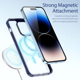 iPhone 14 Pro Case DUX DUCIS Clin2 Series Clear MagSafe - Blue