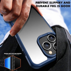 iPhone 14 Pro Case iPAKY Shockproof Protective - Transparent Black