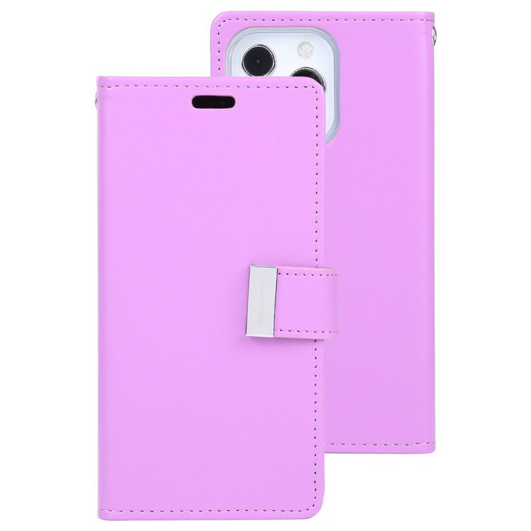 iPhone 14 Pro Max Case MERCURY GOOSPERY Rich Diary - Purple