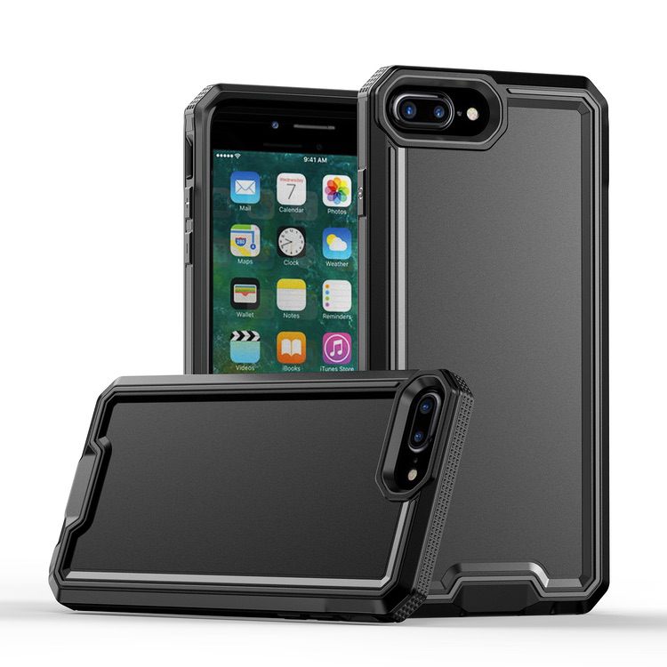 iPhone 8 Plus / iPhone 7 Plus Case Armor Heavy Duty - Black