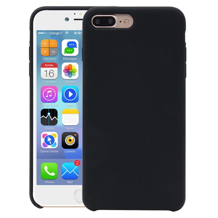 iPhone 8 Plus / iPhone 7 Plus Case Shockproof Silicone Protective - Black