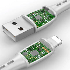 Lightning Cable 2M VIPFAN USB 3A Fast Charge - White