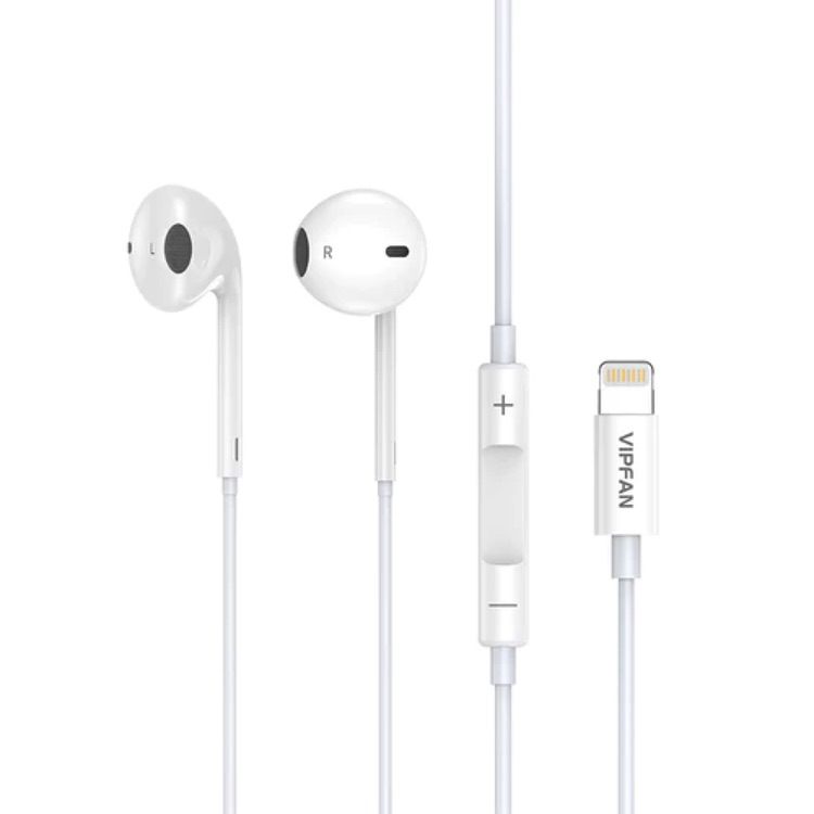 Lightning Earphones VIPFAN M9 - White