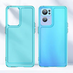 OPPO Find X5 Lite Case Shockproof Protective - Transparent Blue