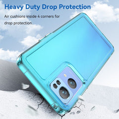 OPPO Find X5 Lite Case Shockproof Protective - Transparent Blue