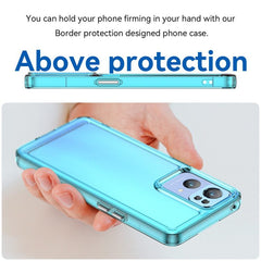 OPPO Find X5 Lite Case Shockproof Protective - Transparent Blue