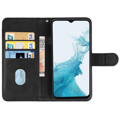 Samsung Galaxy A23 Case PU Leather Flip Wallet - Black