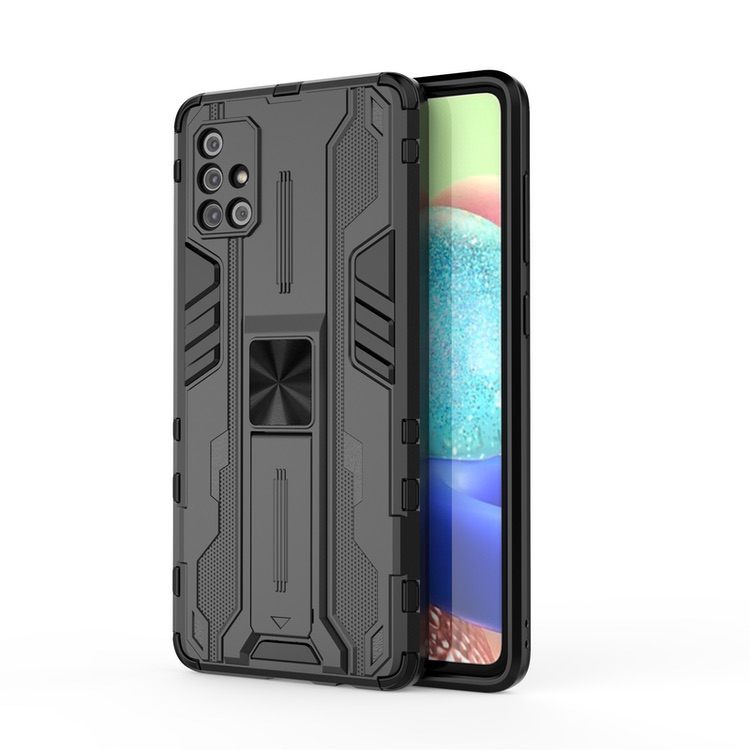 Samsung Galaxy A71 4G Case Armor Shockproof Magnetic - Black