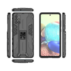 Samsung Galaxy A71 4G Case Armor Shockproof Magnetic - Black