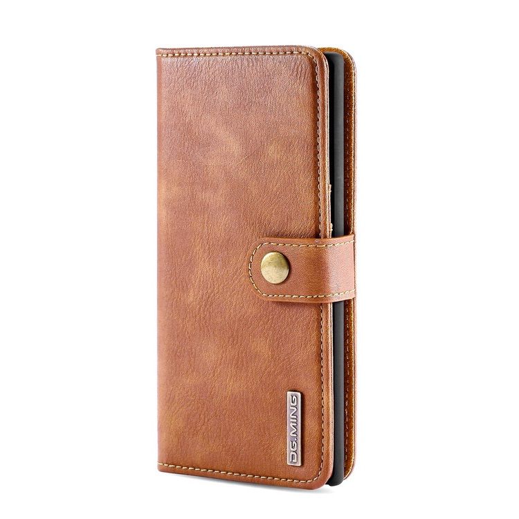 Samsung Galaxy Note 10 Case DG.MING Flip Detachable Magnetic - Brown