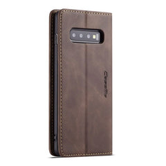 Samsung Galaxy S10 Case CASEME Protective Wallet - Coffee