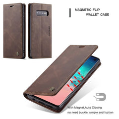 Samsung Galaxy S10 Case CASEME Protective Wallet - Coffee